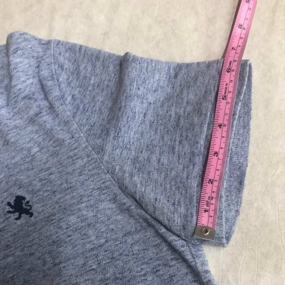 Express Men's 100% Cotton Light Blue Pique Polo Short Sleeves Shirt Size M - Picture 7 of 11